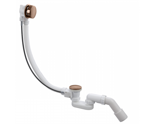 Слив-перелив полуавтоматический с системой клик-клак,матовая медь FELICE F 2 RAME SPAZZOLATO