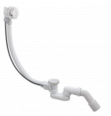 Слив-перелив полуавтоматический с системой клик-клак,белый глянец FELICE F 2 BIANCO