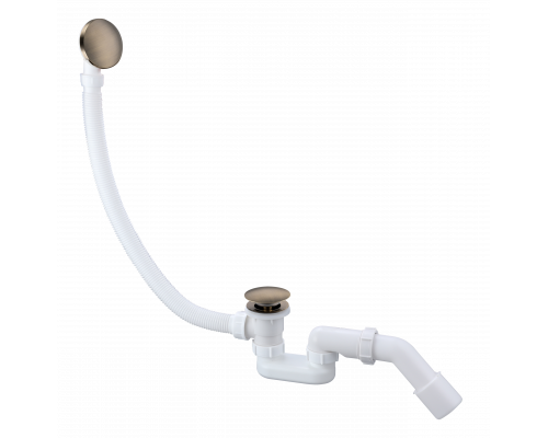 Слив-перелив для ванны автоматический с системой клик клак,бронза FELICE F 1 BRONZO