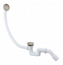 Слив-перелив для ванны автоматический с системой клик клак,никель FELICE F 1 NICHEL