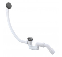 Слив-перелив для ванны автоматический с системой клик клак,оружейная сталь FELICE F 1 GUN METAL