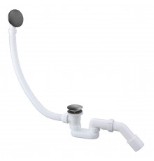 Слив-перелив для ванны автоматический с системой клик клак,оружейная сталь FELICE F 1 GUN METAL