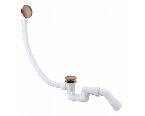 Слив-перелив для ванны автоматический с системой клик клак,матовая медь FELICE F 1 RAME SPAZZOLATO