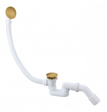 Слив-перелив для ванны автоматический с системой клик-клак,матовое золото FELICE F 1 ORO OPACO