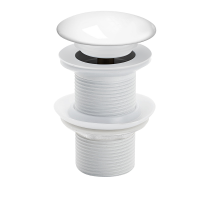 Донный клапан для раковины без перелива,белый керамический FELICE V-6 CERAMICA BIANCO