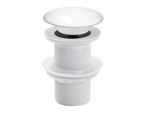Донный клапан для раковины без перелива,белый керамический FELICE V-6 CERAMICA BIANCO
