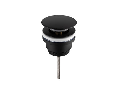 Донный клапан универсальный,черный матовый FELICE V-2 NERO OPACO