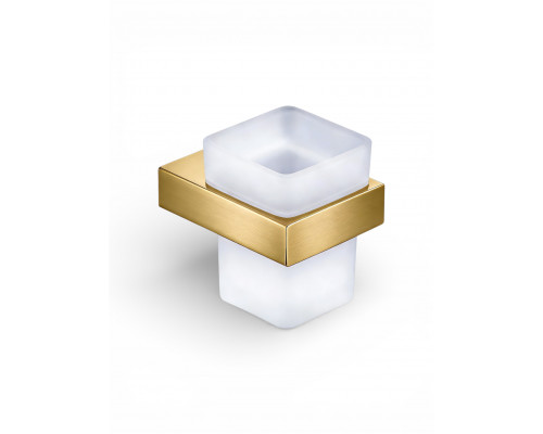 Одинарный настенный стакан,матовое золото FELICE D 1028 ORO OPACO