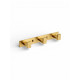 Тройной крючок,матовое золото FELICE D 1016 ORO OPACO