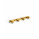 Четверной крючок,матовое золото FELICE D 1017 ORO OPACO