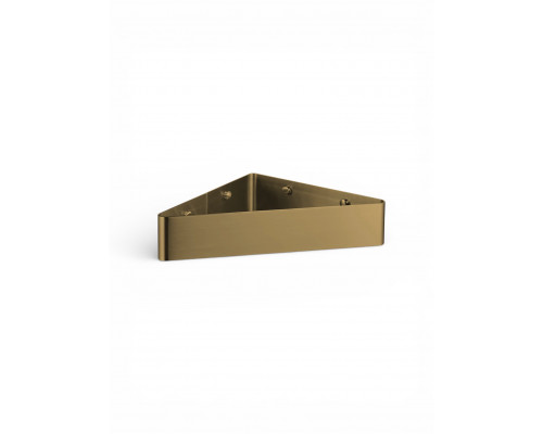 Угловая полка из латуни,матовое золото FELICE F 01 ORO OPACO