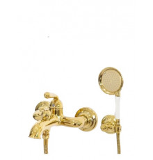 Смеситель для ванны с душем,золото глянцевое FELICE 0540 ORO