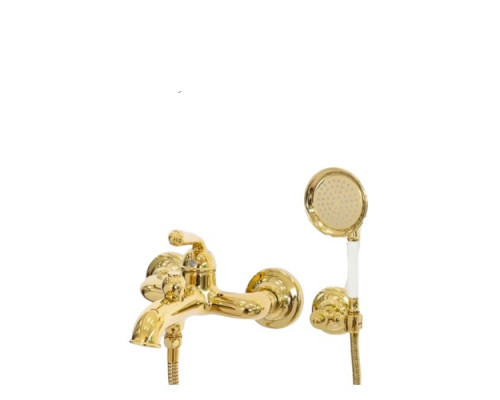 Смеситель для ванны с душем,золото глянцевое FELICE 0540 ORO