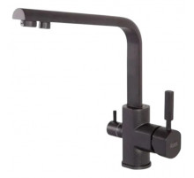 Смеситель для кухни с краном для питьевой воды,черный матовый FELICE 1516-10 NERO OPACO