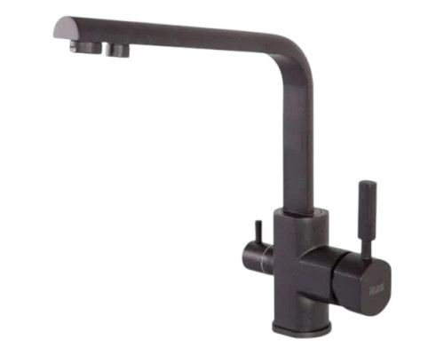 Смеситель для кухни с краном для питьевой воды,черный матовый FELICE 1516-10 NERO OPACO