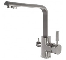 Смеситель для кухни с краном для питьевой воды ,никель FELICE 1516-2 NICHEL