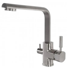 Смеситель для кухни с краном для питьевой воды ,никель FELICE 1516-2 NICHEL