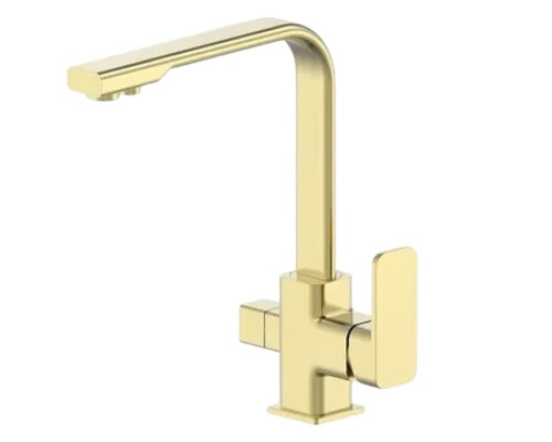 Смеситель для кухни с фильтром для питьевой воды золото матовое Vivi Felice FELICE 1617-12 ORO OPACO