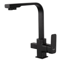 Смеситель для кухни с краном для питьевой воды,черный матовый FELICE 1617-10 NERO OPACO