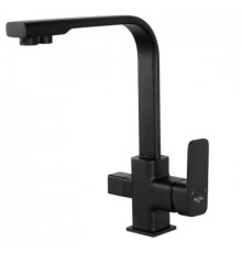 Смеситель для кухни с краном для питьевой воды,черный матовый FELICE 1617-10 NERO OPACO