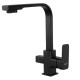 Смеситель для кухни с краном для питьевой воды,черный матовый FELICE 1617-10 NERO OPACO