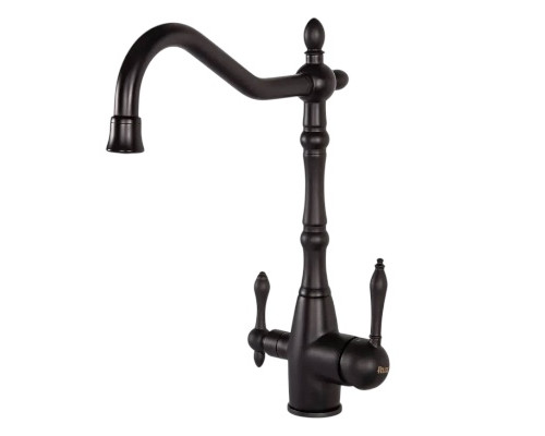 Смеситель для кухни с подключением к фильтру,черный матовый FELICE 1819 NERO OPACO