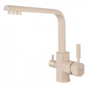 Смеситель для кухни с краном для питьевой воды,бежевый FELICE 1516-6 BEIGE