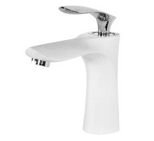 Смеситель для раковины,белый хром FELICE 9030 B CROMO BIANCO