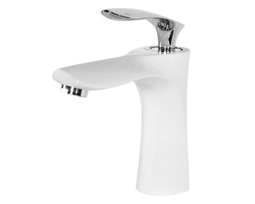 Смеситель для раковины,белый хром FELICE 9030 B CROMO BIANCO