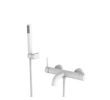 Смеситель для ванны с душем,белый матовый FELICE 0640 BIANCO OPACO