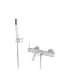 Смеситель для ванны с душем,белый матовый FELICE 0640 BIANCO OPACO
