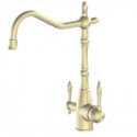 Смеситель для кухни с подключением к фильтру,золото матовое FELICE 1819-12 ORO OPACO
