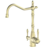 Смеситель для кухни с подключением к фильтру,золото матовое FELICE 1819-12 ORO OPACO