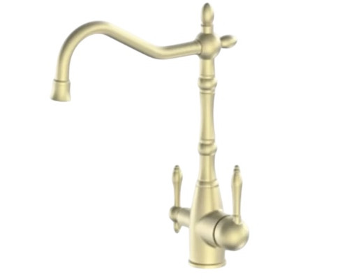 Смеситель для кухни с подключением к фильтру,золото матовое FELICE 1819-12 ORO OPACO