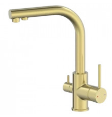 Смеситель для кухни с фильтром для питьевой воды,золото матовое FELICE 1718-12 ORO OPACO