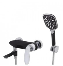 Смеситель для ванны с душем,черный матовый/хром FELICE 9040 NERO OPACO