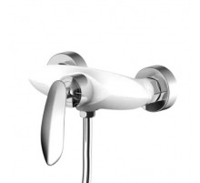 Смеситель для ванны с душем,белый матовый FELICE 9080 B CROMO BIANCO