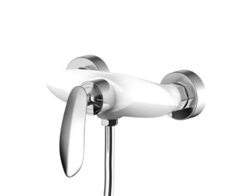 Смеситель для ванны с душем,белый матовый FELICE 9080 B CROMO BIANCO