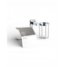 Держатель для туалетной бумаги и освежителя воздуха,хром FELICE FL 1007-S