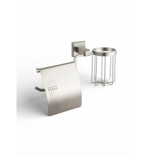 Держатель для туалетной бумаги и освежителя воздуха,никель FELICE FL 1007-S NICHEL