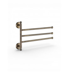 Поворотный держатель для полотенец тройной,бронза FELICE N 1024 BRONZO