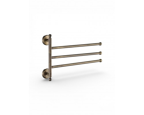 Поворотный держатель для полотенец тройной,бронза FELICE N 1024 BRONZO