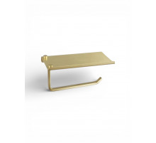 Держатель для туалетной бумаги с полочкой для телефона,матовое золото FELICE FL 1039 ORO OPACO