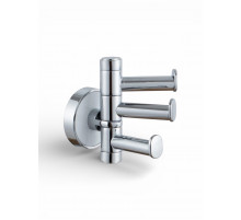 Держатель для полотенец поворотный,хром с белой вставкой FELICE R 1003 BL