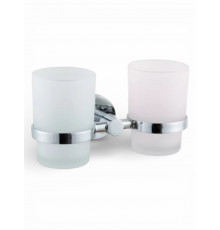 Стакан для ванной комнаты двойной,хром FELICE R 1029