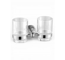 Стакан для ванной комнаты двойной,хром FELICE N 1029