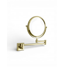 Зеркало косметическое увеличительное поворотное,матовое золото FELICE FL 1032 ORO OPACO