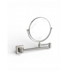 Зеркало для ванной поворотное,косметическое,увеличительное никель FELICE FL 1032 NICHEL