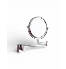 Поворотное зеркало для ванной увеличительное,хром FELICE FL 1032