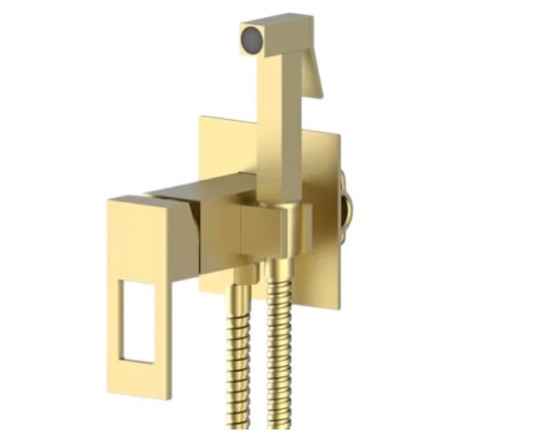 Встраиваемый гигиенический душ со смесителем,золото матовое FELICE 0710 ORO OPACO